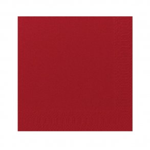 Servietter 33x33 cm 3-lags, R�d - 125 stk.