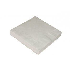 Servietter 33x33 cm 3-lags, Hvid 1/4 fals - 125 stk.