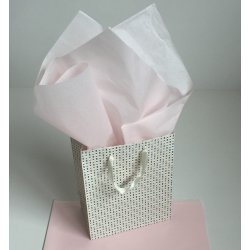 Silkepapir - Baby Rose 50x75cm - 480 ark