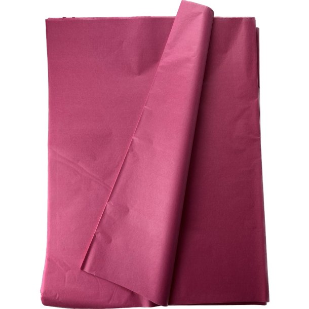 Silkepapir - Pink 50x75cm - 480 ark