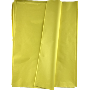 Silkepapir Light Yellow 50x75 cm. 480 ark 