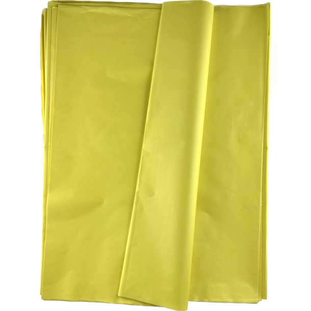 Silkepapir Light Yellow 50x75 cm. 480 ark 