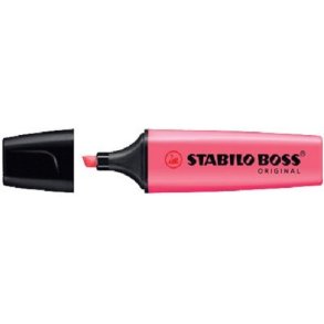 Tekstmarker Stabilo Boss, Pink - 10 stk.