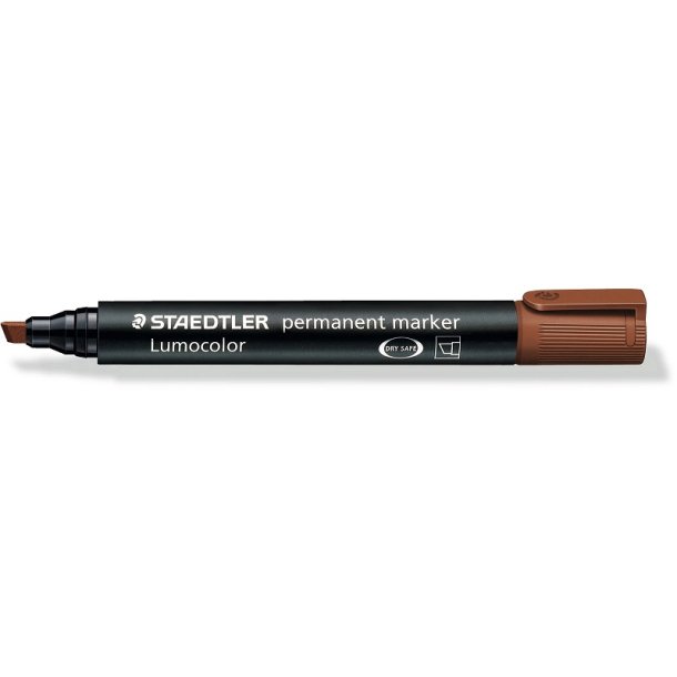 Marker Staedtler brun 350-7, skr spids - 10 stk