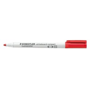Whiteboard marker Staedtler, rund spids r�d - 10 stk
