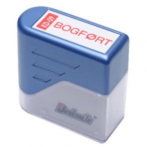 Stempel Deskmate Bogf�rt, KS-09 - 1 stk