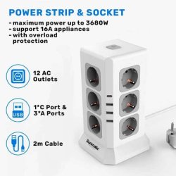 SunMatic power tower - stikdse trn - 1 stk.