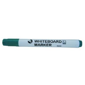 Whiteboardmarker gr�n, m/rundt hoved - 12 stk.