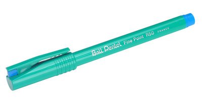 Rollerpen Ball pentel R50 blÃ¥ - 12stk.