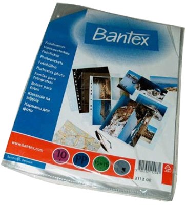 Fotolomme Bantex - A4 10x15cm klar - 10 stk.