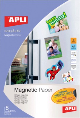 A4 magnetisk papir Apli, 640 gr - 1 Ã¦ske