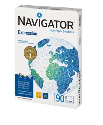 Kopipapir hvid A4 Navigator Expression, 90g - 500 stk.