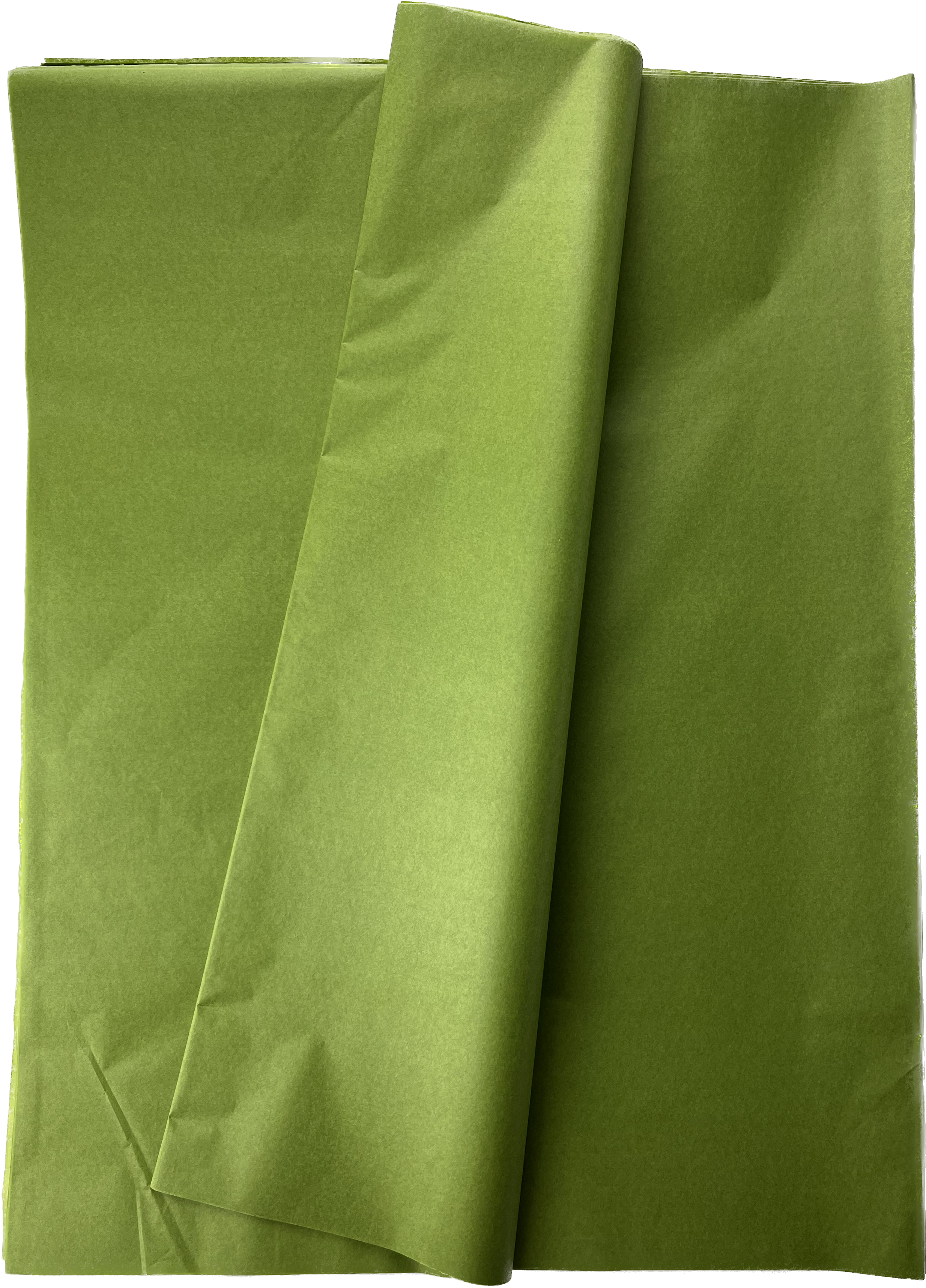 Silkepapir - Oliven grÃ¸n / Moss green - 50x75cm - 480 ark