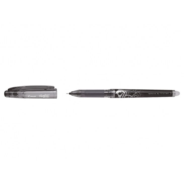 Ballpen Pilot Frixion Point, sort 0,5 mm - 12 stk.