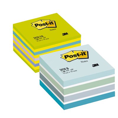 Post-it kubusblok 76x76mm - 1 pakke