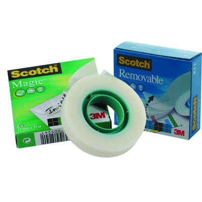 Scotch Tape Magic 3M, 810 12MM x 33m - 1 rulle