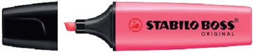 Tekstmarker Stabilo Boss, Pink - 10 stk.