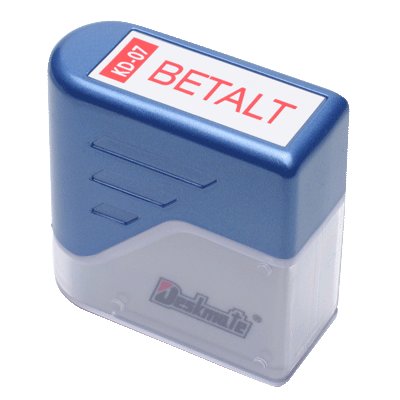 Stempel Deskmate Betalt, KS-07 - 1 stk