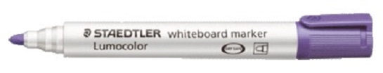 Whiteboard marker violet rund, Staedtler 351-6 - 10 stk.